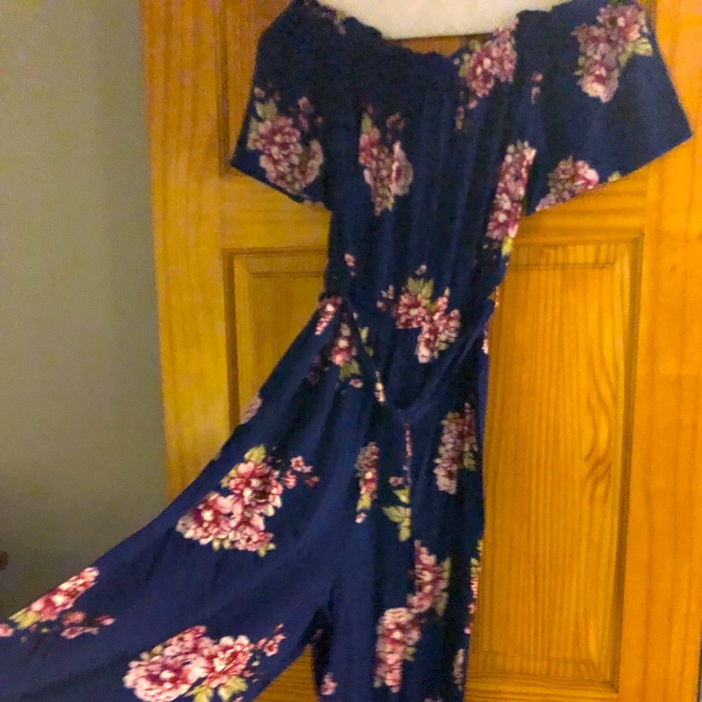Spring romper -  Cute off the shoulder or on